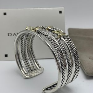 David Yurman Buckle Crossover Cuff